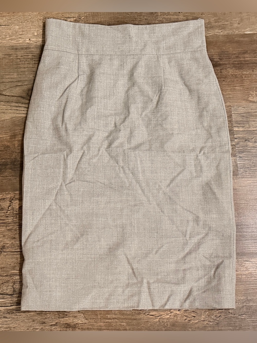 Moschino Neutral Gray Pencil Skirt